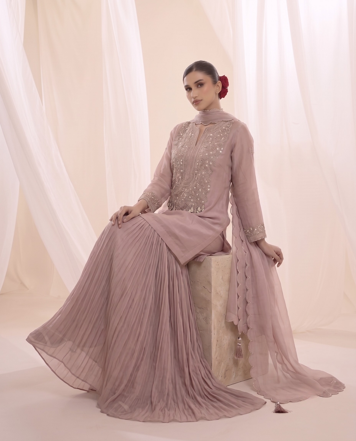 Desert Rose | Sharara Set