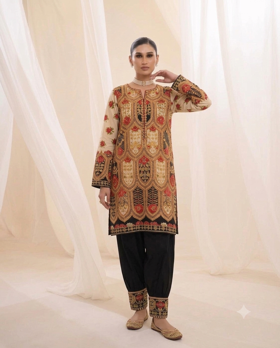 Mughal Story | Coord set with Farzi pants