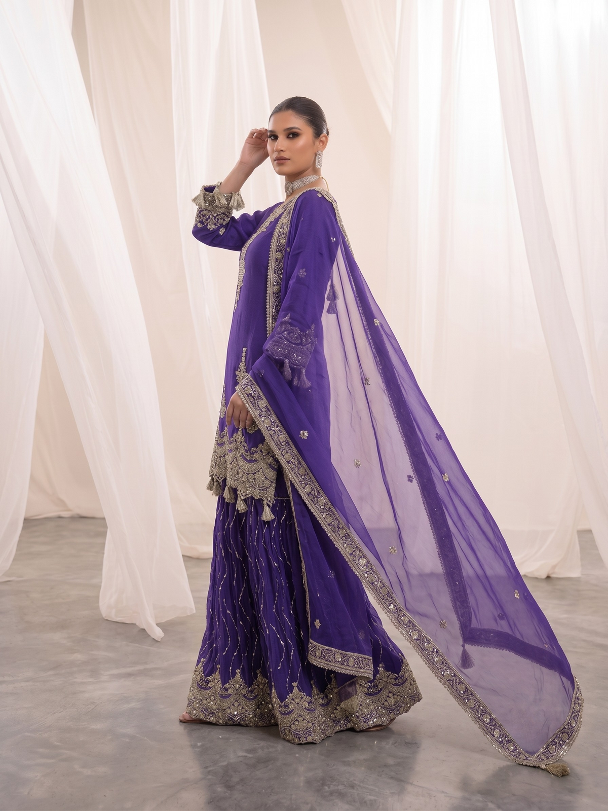Nisha -Gharara Suit