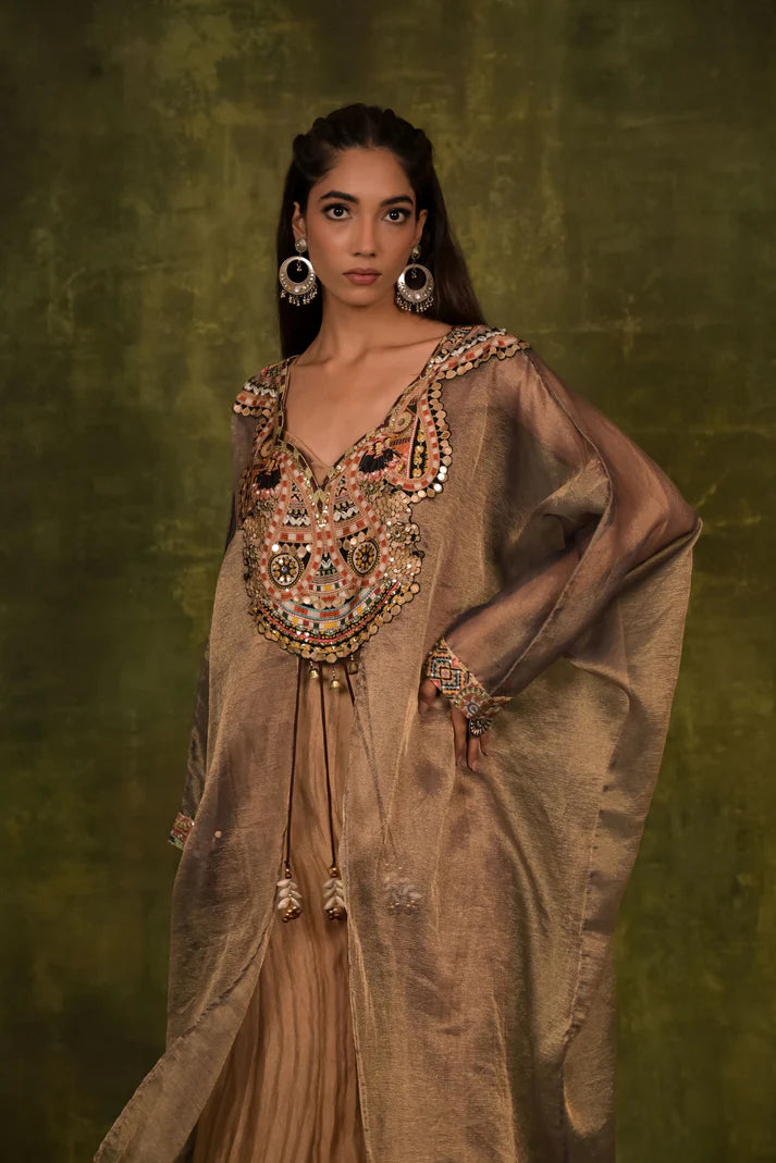 Roohani | Bronze Gold Coord Set