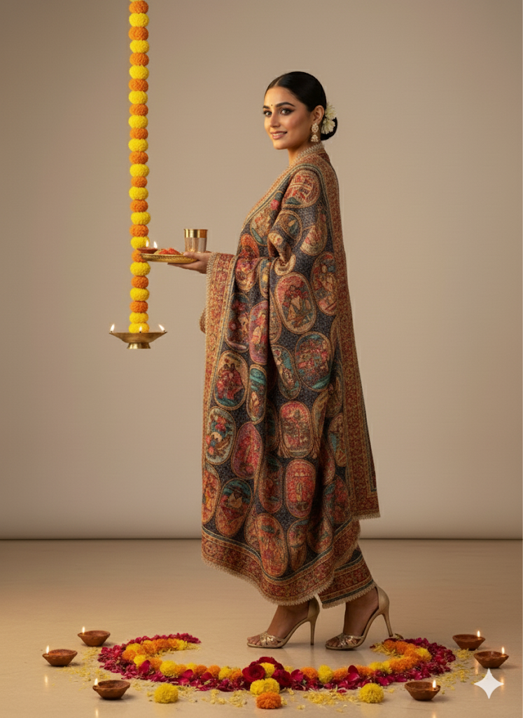 Padmavati | Luxury Festive Suit Set with Heritage-Inspired Embroidery & Dupatta
