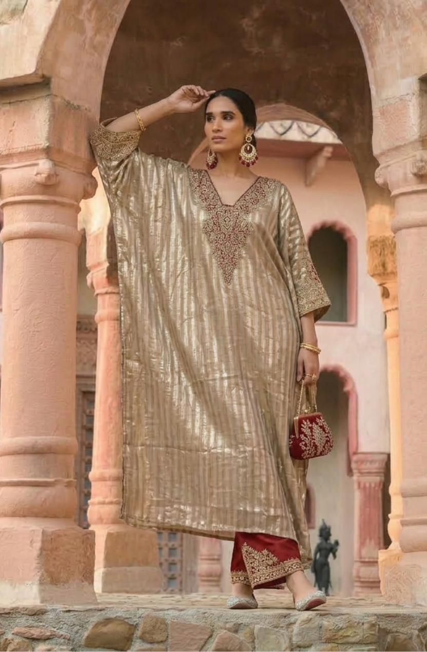 Khanum | Long Khaftan with Pants