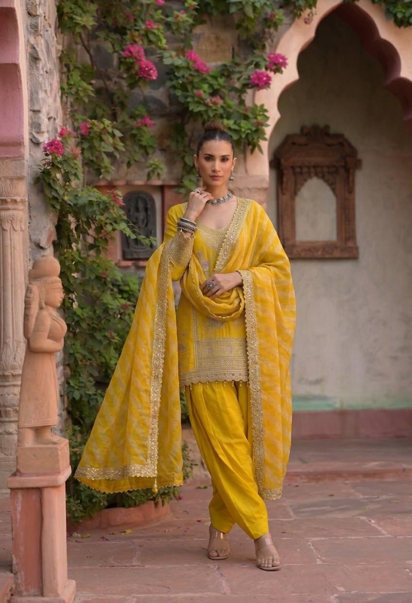 Yellow Zoya | Yellow Suit Set
