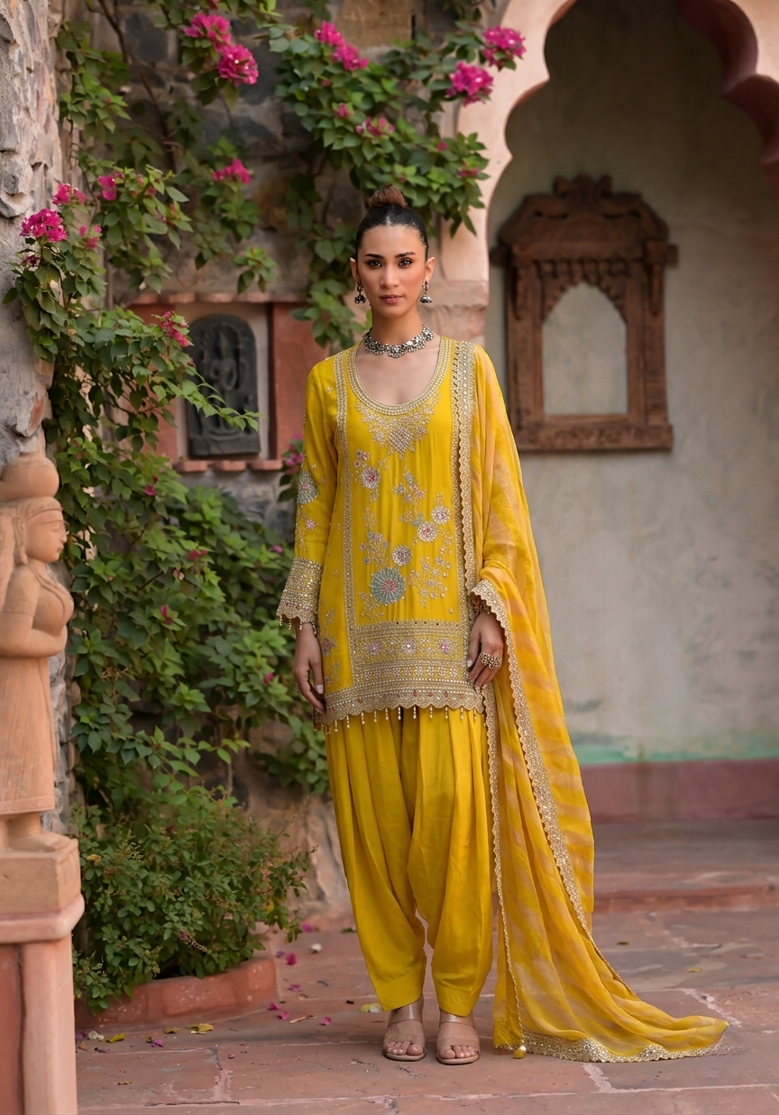 Yellow Zoya | Yellow Suit Set