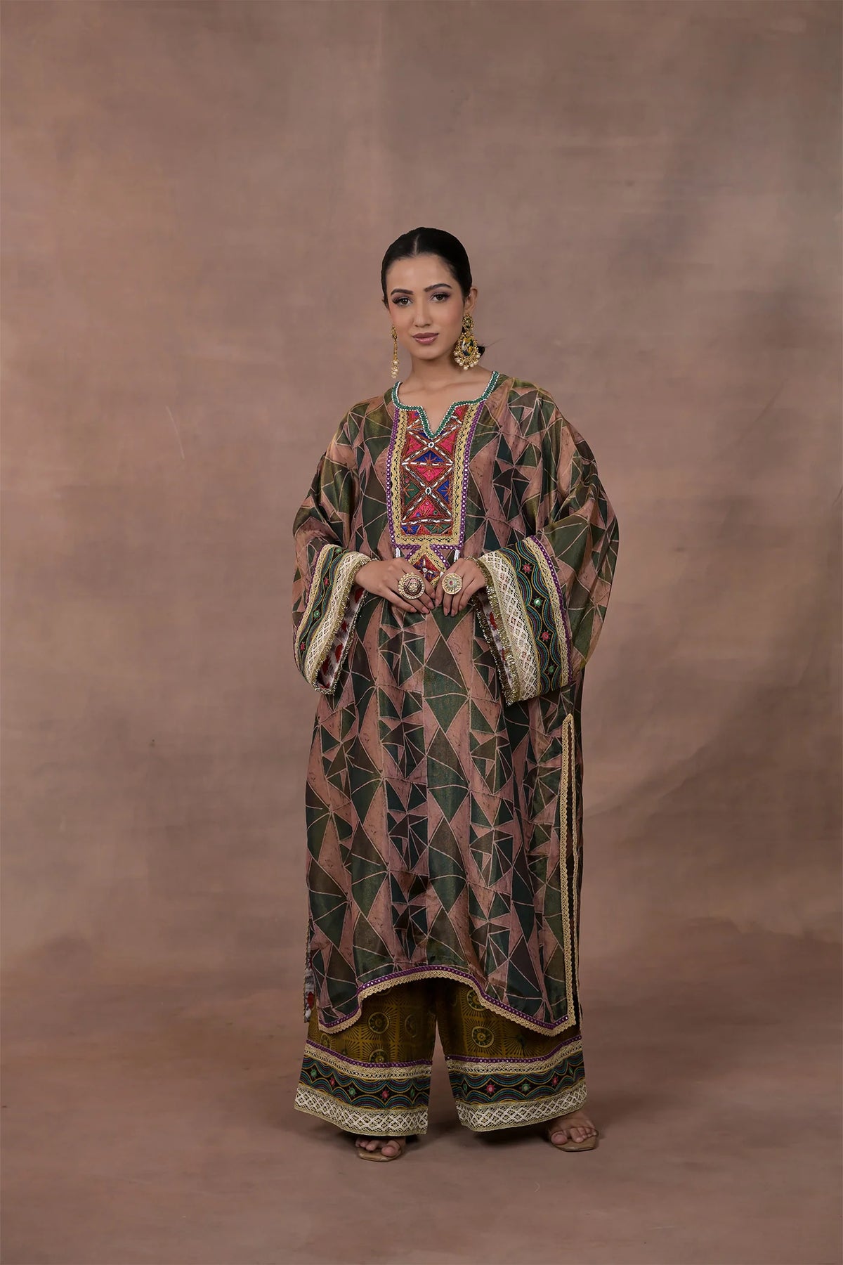 MEHERZA | Kaftan Coord Set