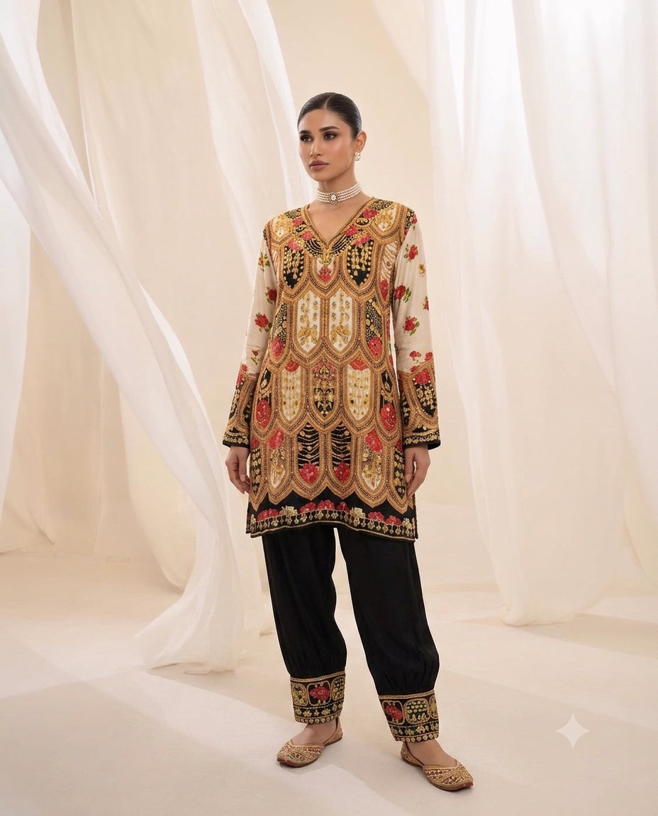 Mughal Story | Coord set with Farzi pants