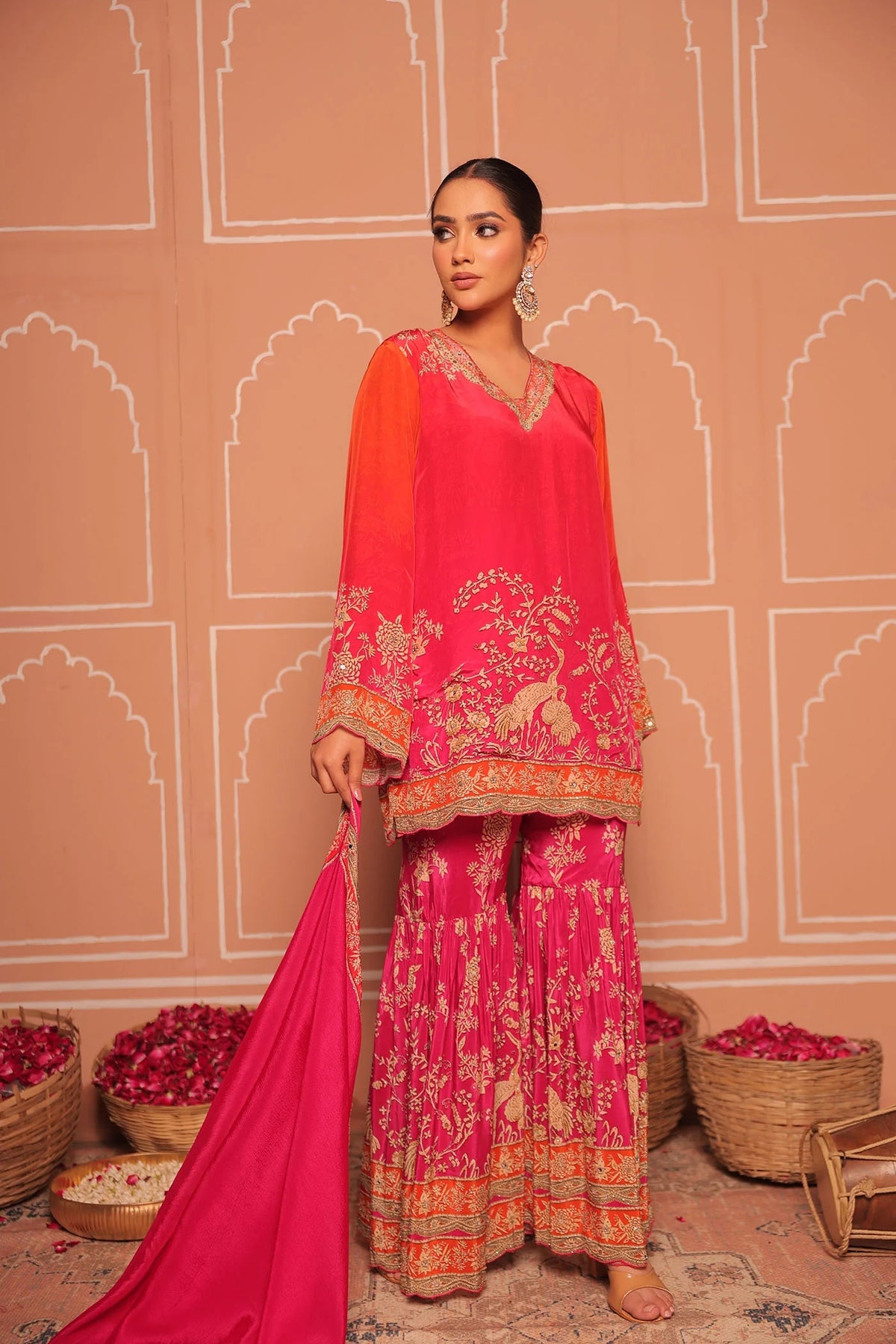 Radiant Sunset sharara set