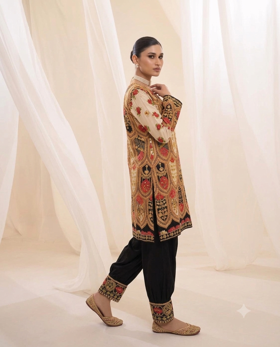 Mughal Story | Coord set with Farzi pants