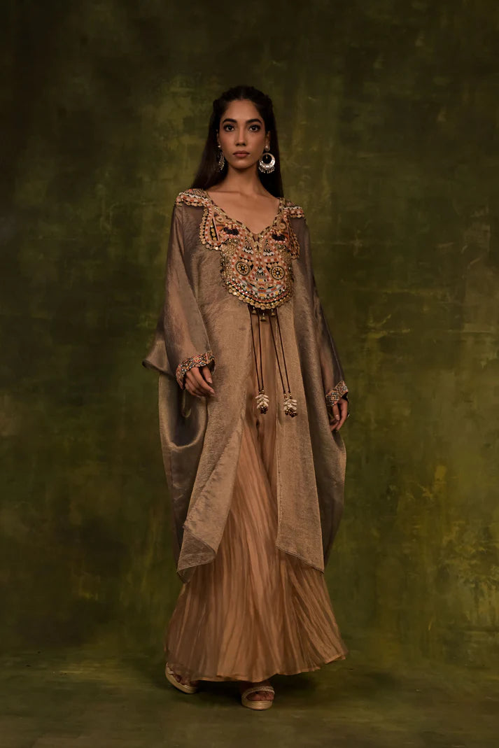 Roohani | Bronze Gold Coord Set