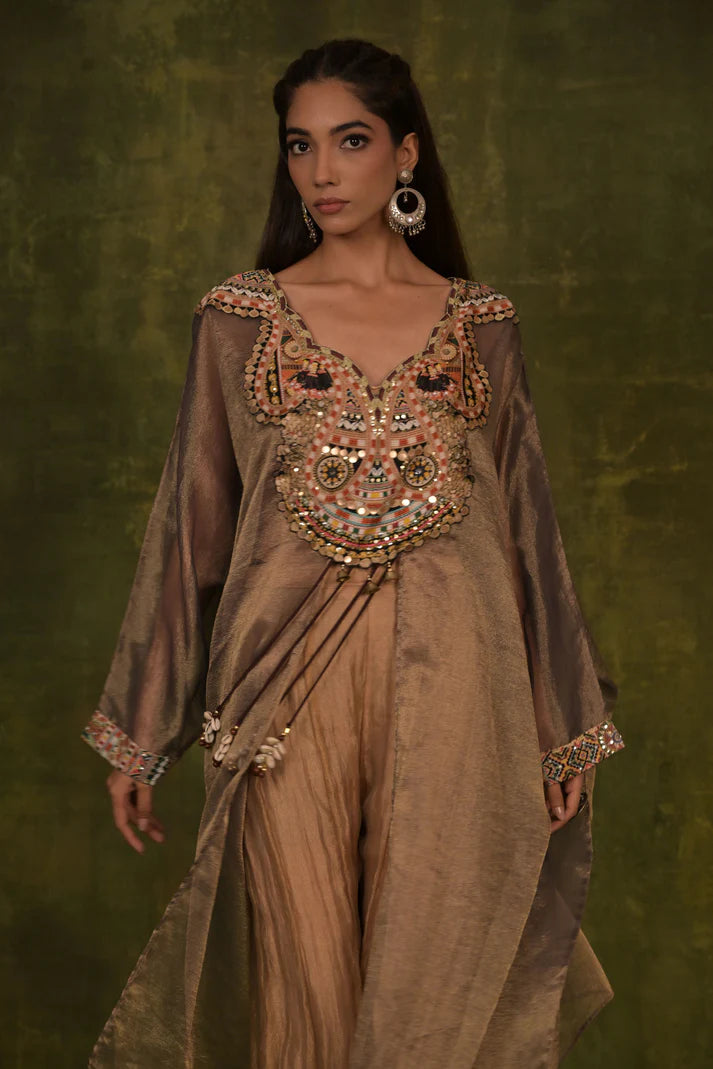 Roohani | Bronze Gold Coord Set