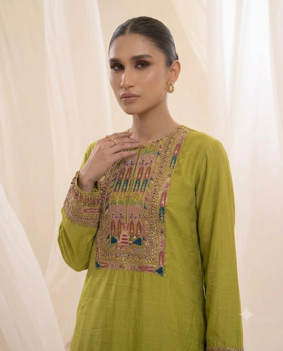 Oh my Parrot | Printed Coord Set with Dhoti Pants