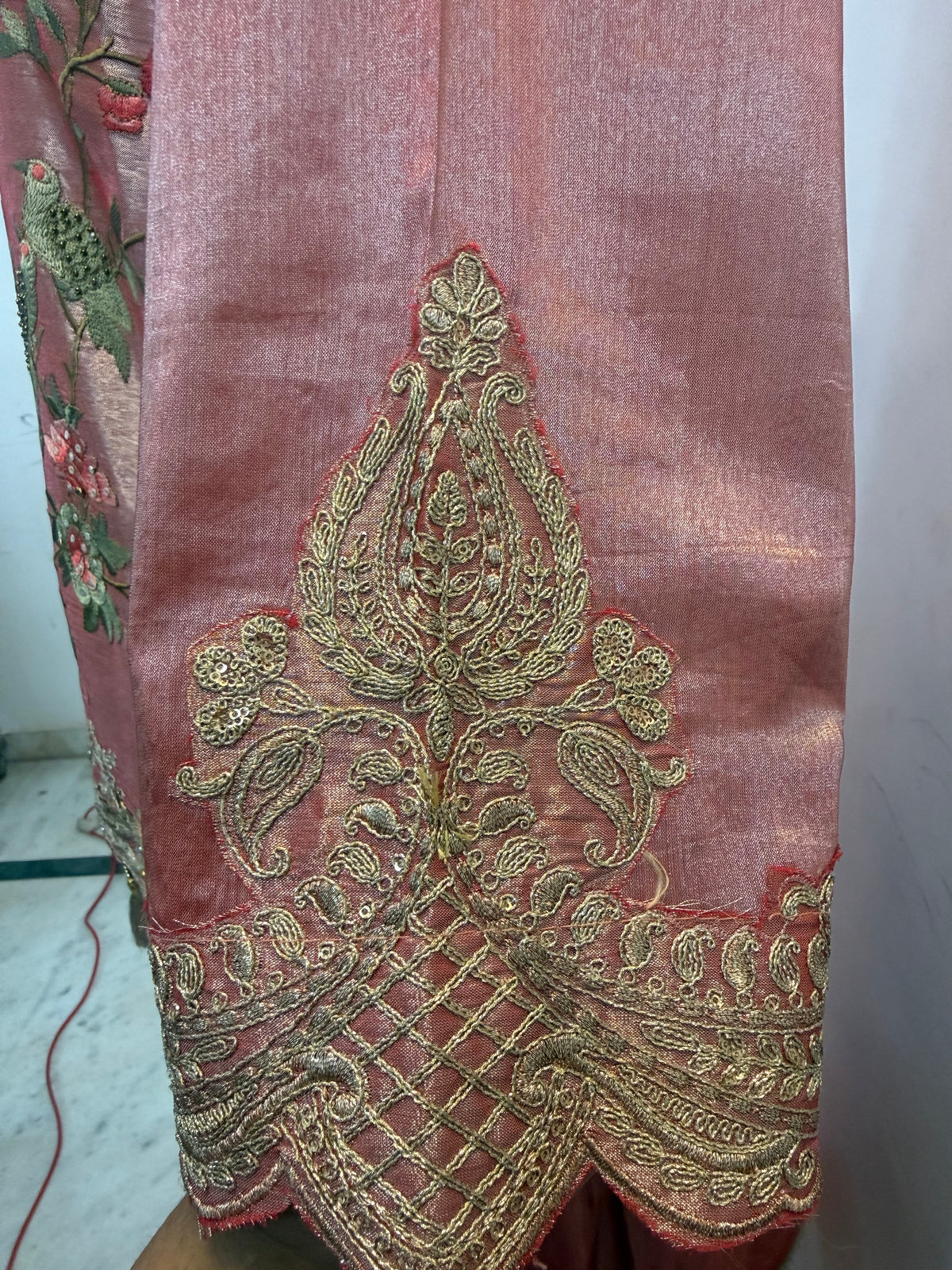 Mughal Princess Peachy Pink | Suit Set