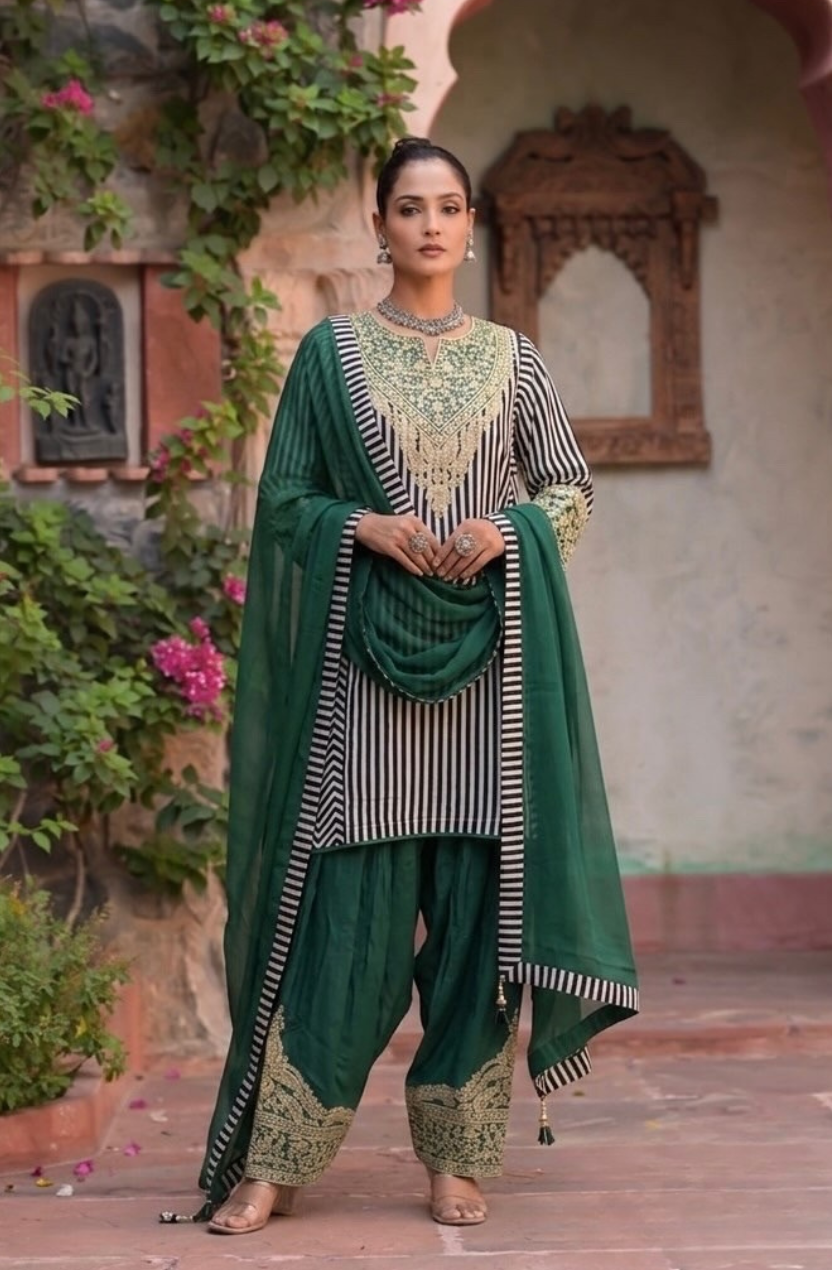 OG Green Queen – Crepe Suit Set