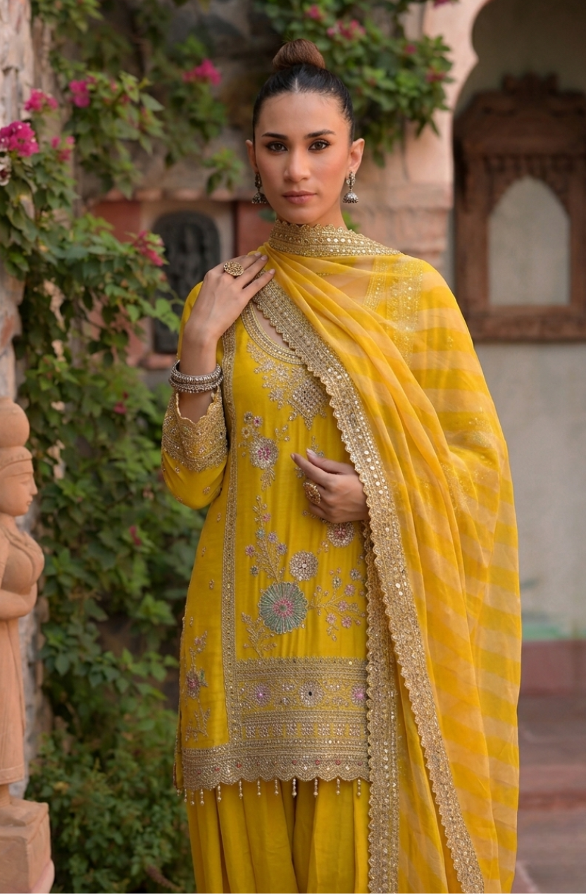 Yellow Zoya | Yellow Suit Set