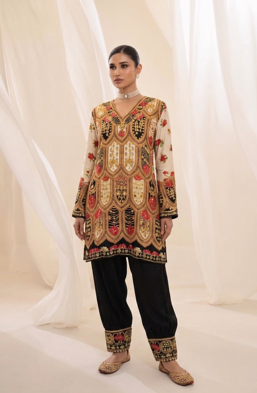 Mughal Story | Coord set with Farzi pants