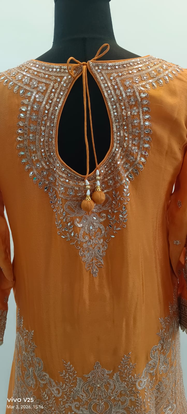 Orange Glaze | Royale Sharara Set with Dupatta