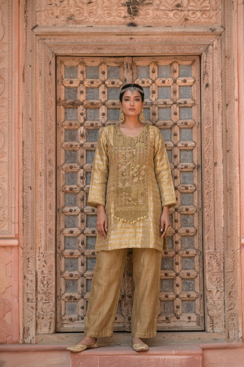 Savage Gold | Luxe Gold Coord set