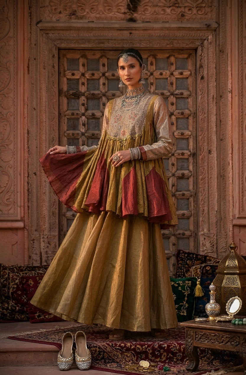 Zarmina Luxe | Luxe Banarasi Coord Set
